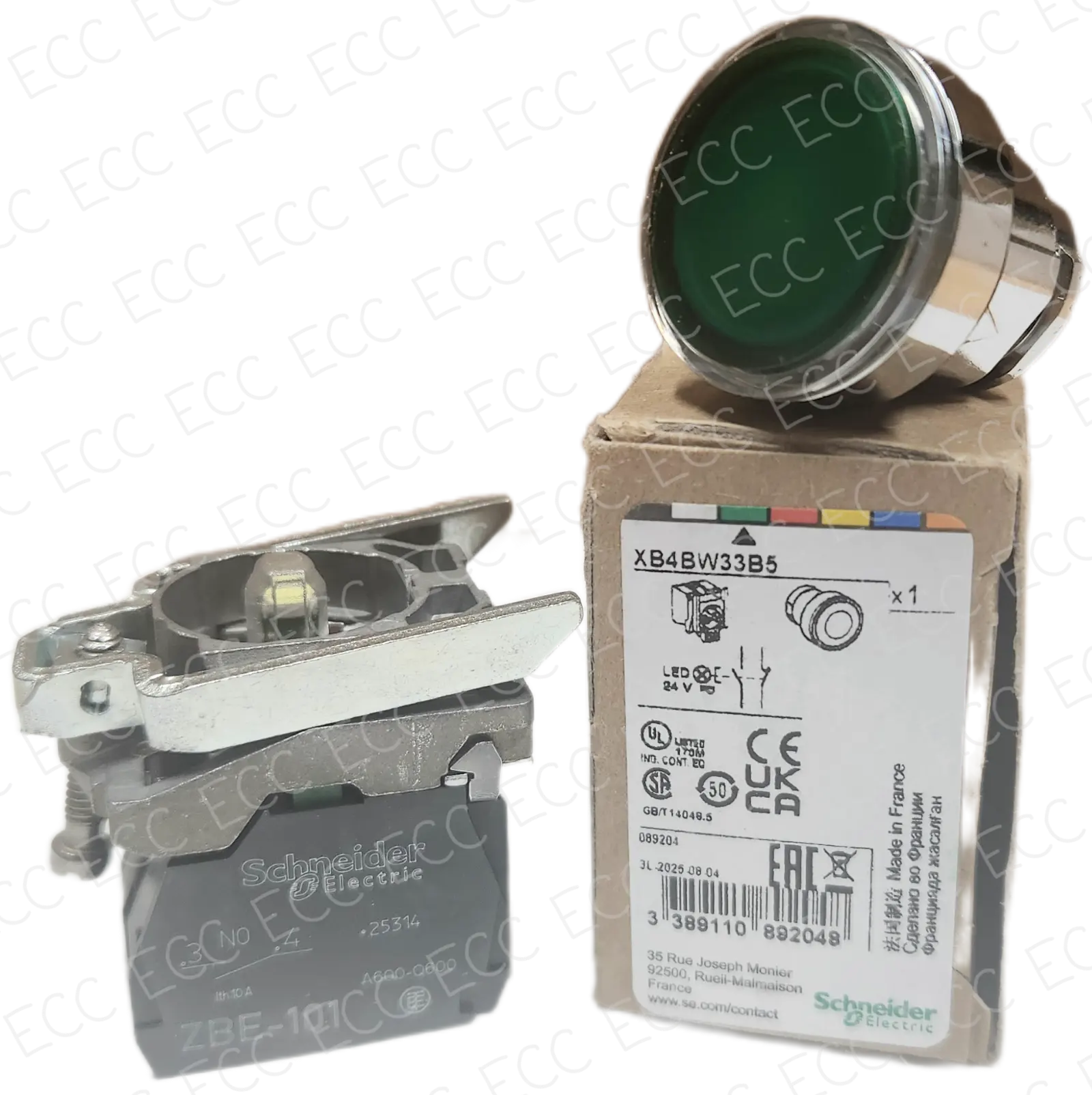 Compactor Start Button XB4BW33B5 Schneider Electric 22mm Push Button, Illuminated – East Coast ...
