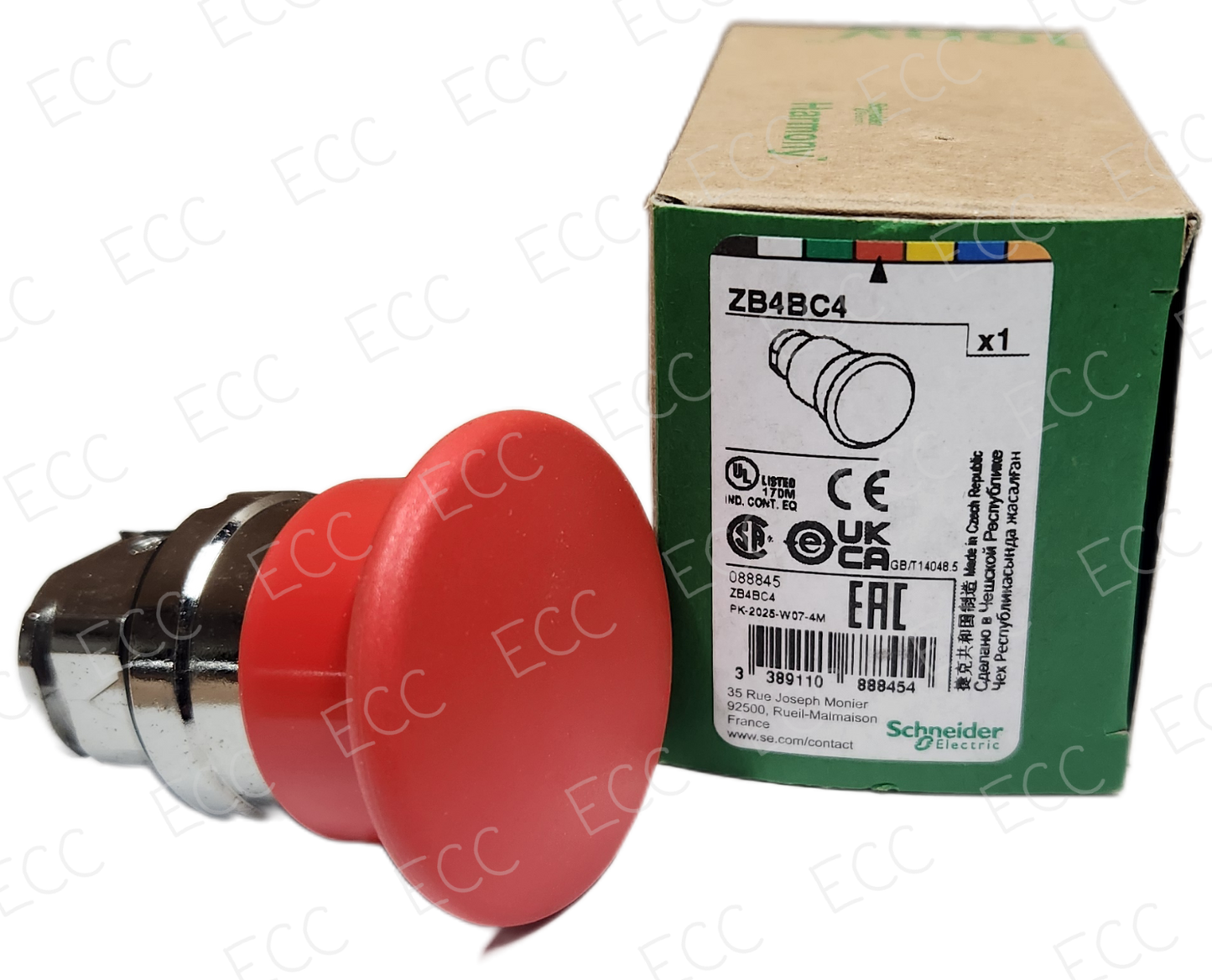 ZB4BC4   Schneider Electric 22mm Push Button