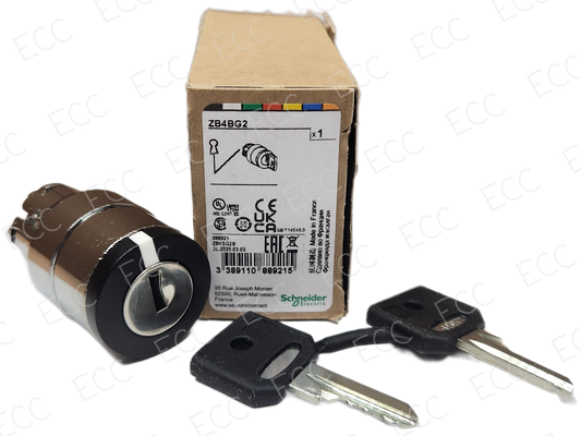 ZB4BG2   Schneider Electric 22mm Key Switch